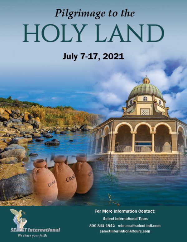Pilgrimage to the Holy Land July 7-17, 2021 - 21RS07HLMP