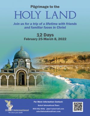 West Austin Pilgrimage to the Holy Land February 25-March 8, 2022-22JA02HLPT