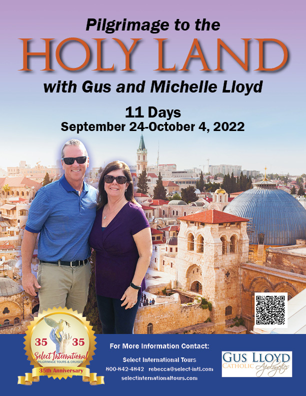 Pilgrimage to the Holy Land September 24-October 4, 2022 - 22RS09HLGL