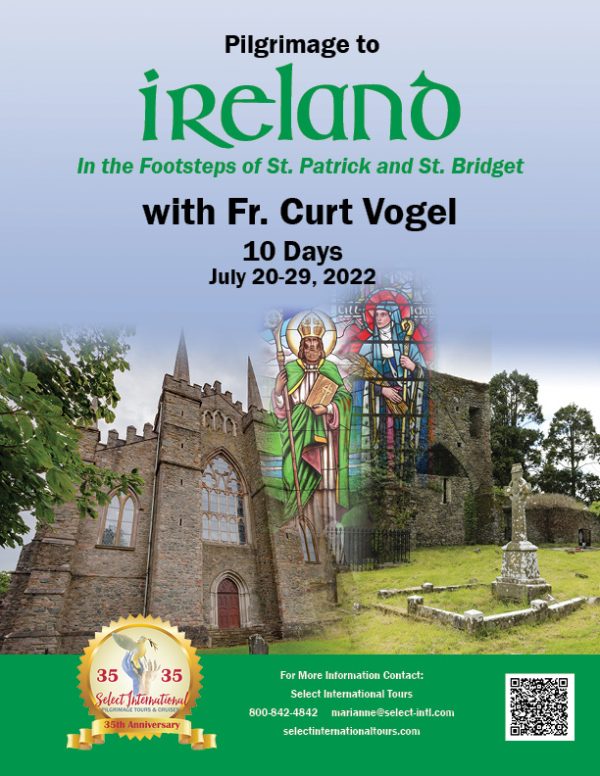 Pilgrimage to Ireland in the Footsteps of St Patrick and St Bridget July 20-29, 2022 - 22MS07IRCV