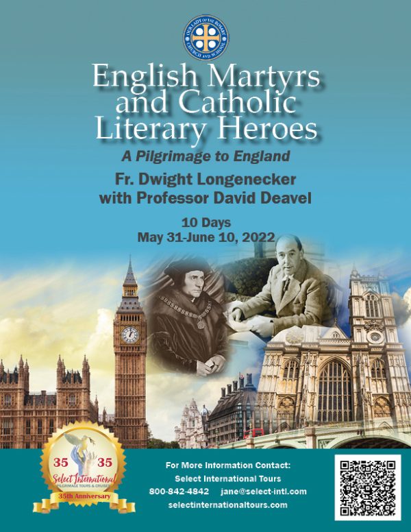 English Martyrs and Catholic Literary Heroes: A Pilgrimage to England May 31- June 10, 2022 - 22JA05UKDL