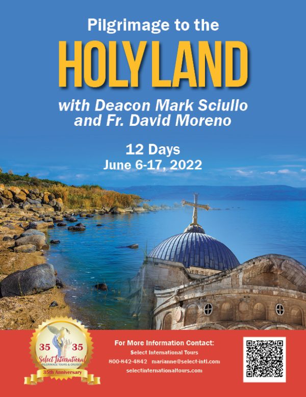 Pilgrimage to the Holy Land June 6-17, 2022 - 22MS06HLMS