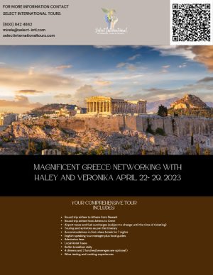 Magnificent Greece April 22 - 29, 2023 - 23MS04GRHS