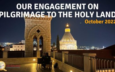 Our Engagement on Pilgrimage to the Holy Land