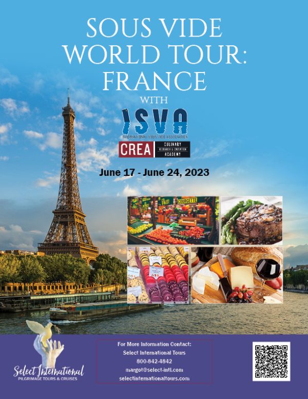 Sous Vide World Tour: France June 17-24, 2023 - 23MJ06FRML