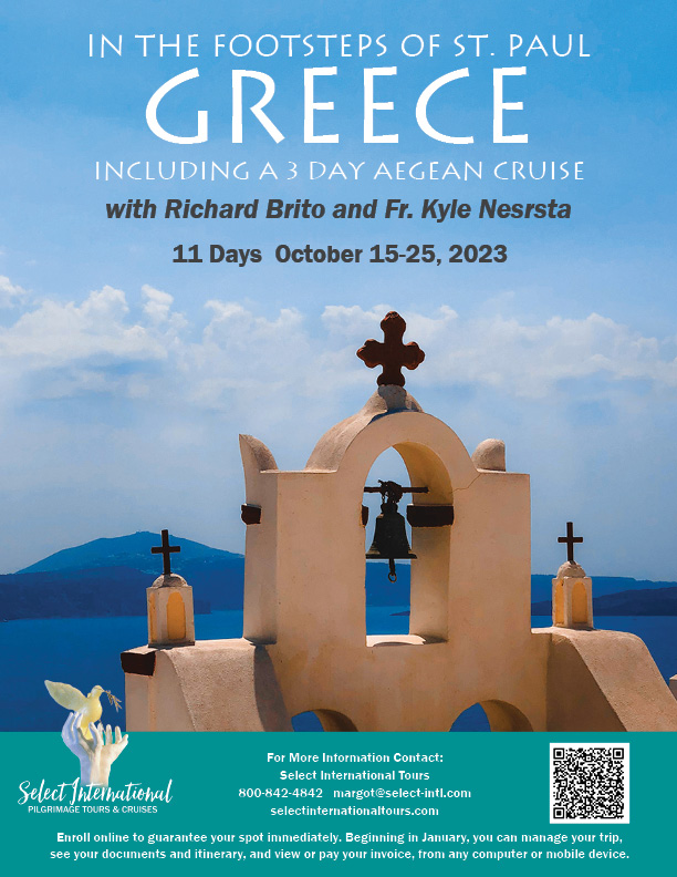 In the Footsteps of St. Paul in Greece Including an Aegean Cruise October 15 - 25, 2023 - 23MJ10GRRB