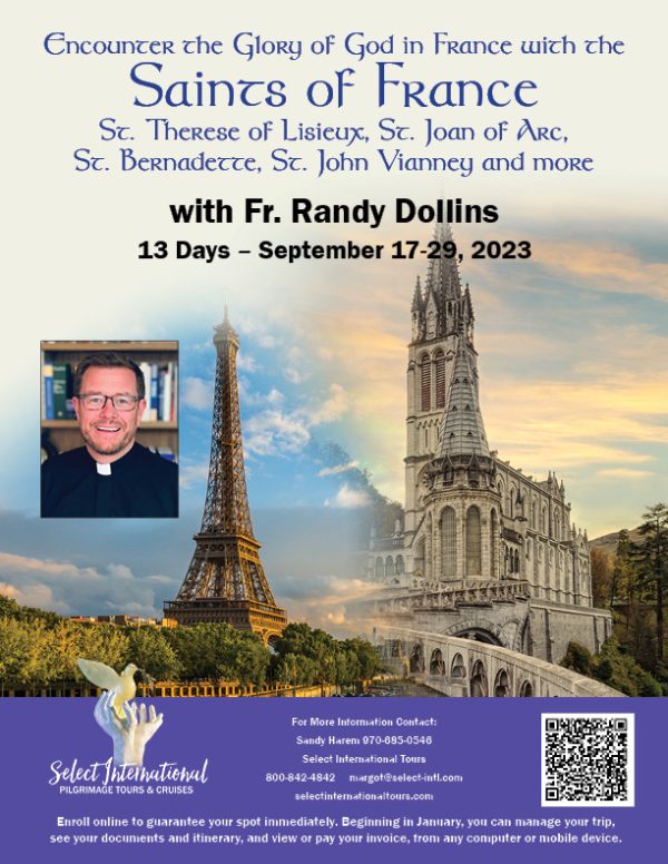 Saints of France Pilgrimage September 17-29, 2023 - 23MJ09FRRD