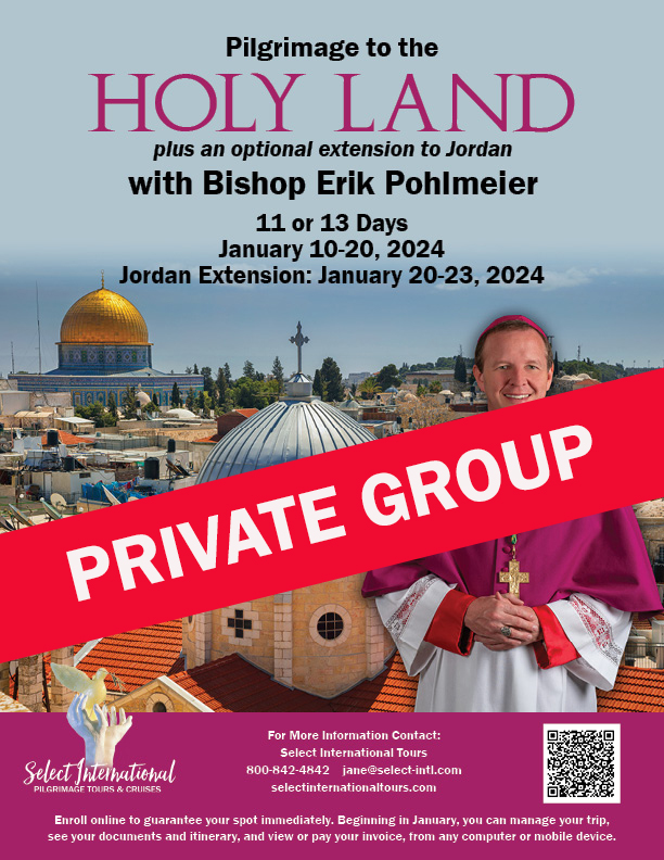 Pilgrimage to the Holy Land With Optional Extension to Jordan January 10 - 20, 2024 - 24JA01HLEP