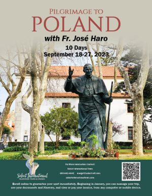Pilgrimage to Poland September 18 - 27, 2023 - 23MJ09POJH