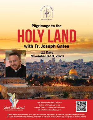 Pilgrimage to the Holy Land - November 8-18, 2023 - 23JA11HLGATES