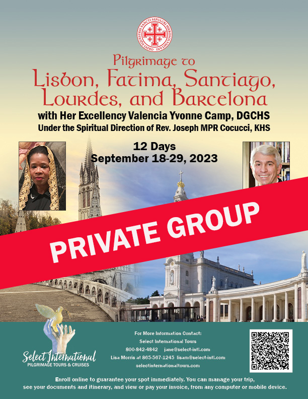 Pilgrimage to Lisbon, Fatima, Santiago, Lourdes and Barcelona September 18 - 29, 2023 - 23JA09PTVC