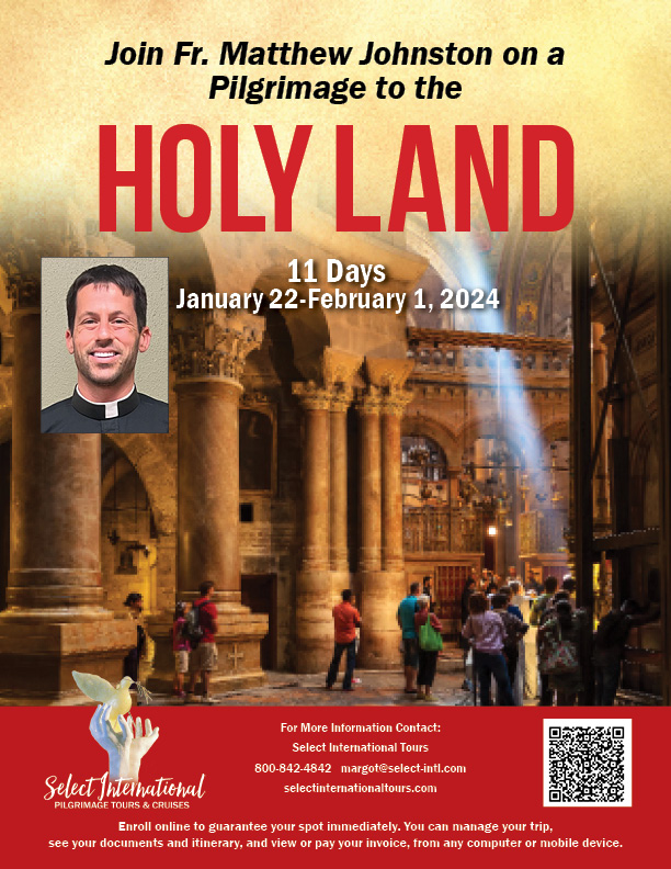 A Pilgrimage to the Holy Land October 10 - 20, 2024 - 24JA10HLMJ