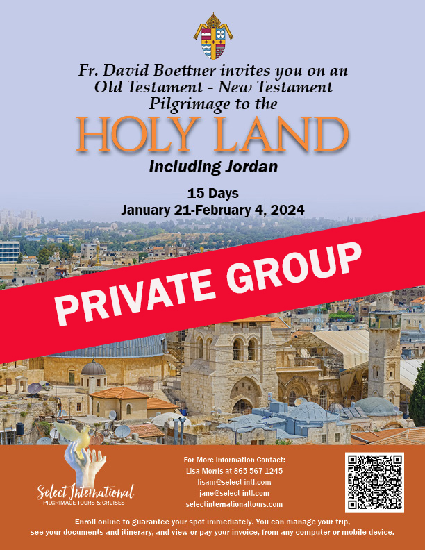 New Testament Pilgrimage to the Holy Land - January 21 - February 4, 2024 - 24JA01HLLM