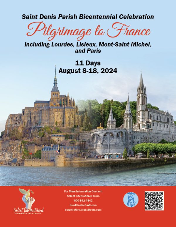 Pilgrimage to France August 8-18, 2024 - 24LD08FRKG