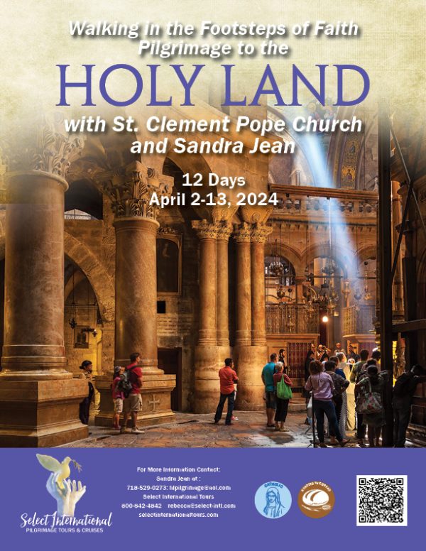 Pilgrimage to the Holy Land - April 2-13, 2024 - 24RS04HLSJ