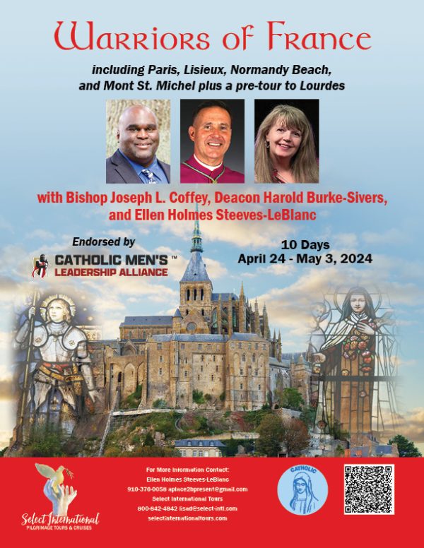 Warriors of France Pilgrimage- April 24 - May 3, 2024 - 24LD04FRHBS