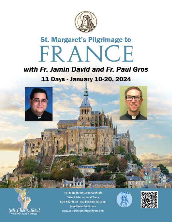 Pilgrimage to France - January 10-20, 2024 - 24JA01FRJD