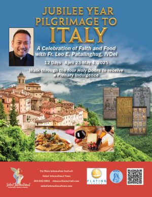Jubilee Year Pilgrimage to Italy with Fr. Leo Patalinghug, IVDei - April 23 - May 4, 2025 - 25RS04ITLP