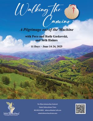 Walking the Camino with Peco and Ruth Gaskovski and Seth Haines June 14-24, 2025 - 25RS06SPRG