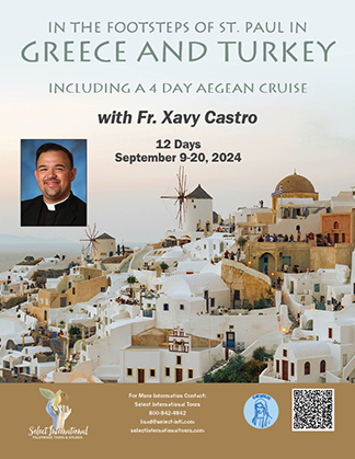 Pilgrimage to Greece and Turkey September 9 - 20, 2024 - 24LD09GRXC