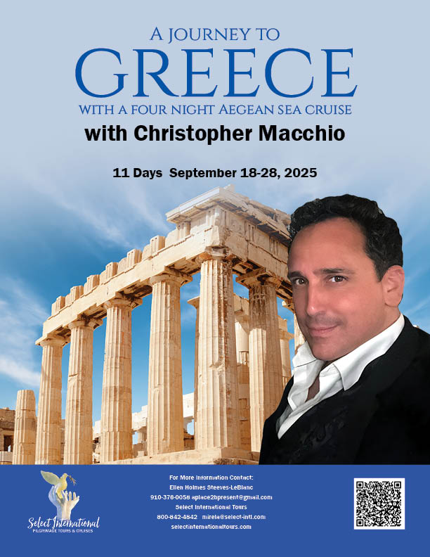 Chris Macchio Greece 2025