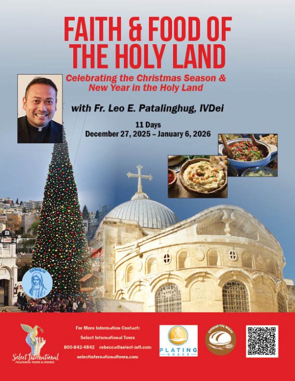 Faith and Food of the Holy Land with Fr. Leo Patalinghug