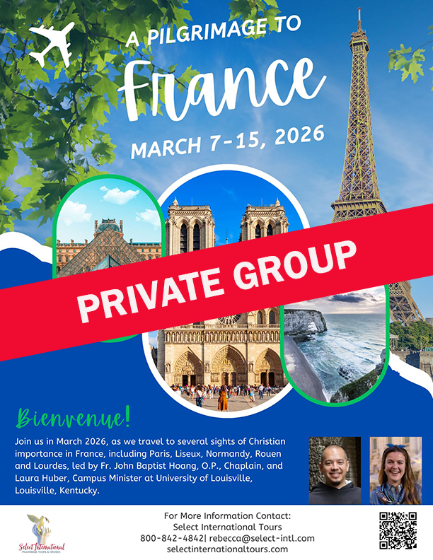 Pilgrimage to France March 2026