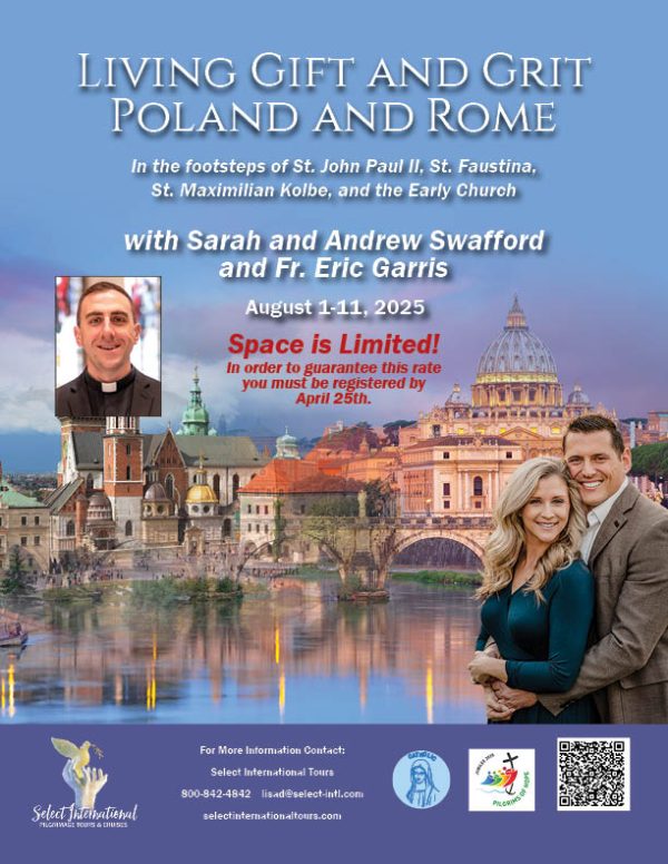 Living Gift and Grit Poland and Rome with Sarah and Andrew Swafford