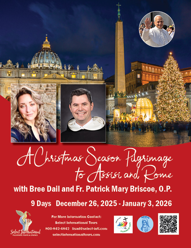 A Christmas Season Pilgrimage to Assisi and Rome with Bree Dail and Fr. Patrick Briscoe