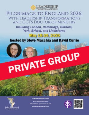 Pilgrimage to England 2026 hosted by Steve Macchia and David Currie