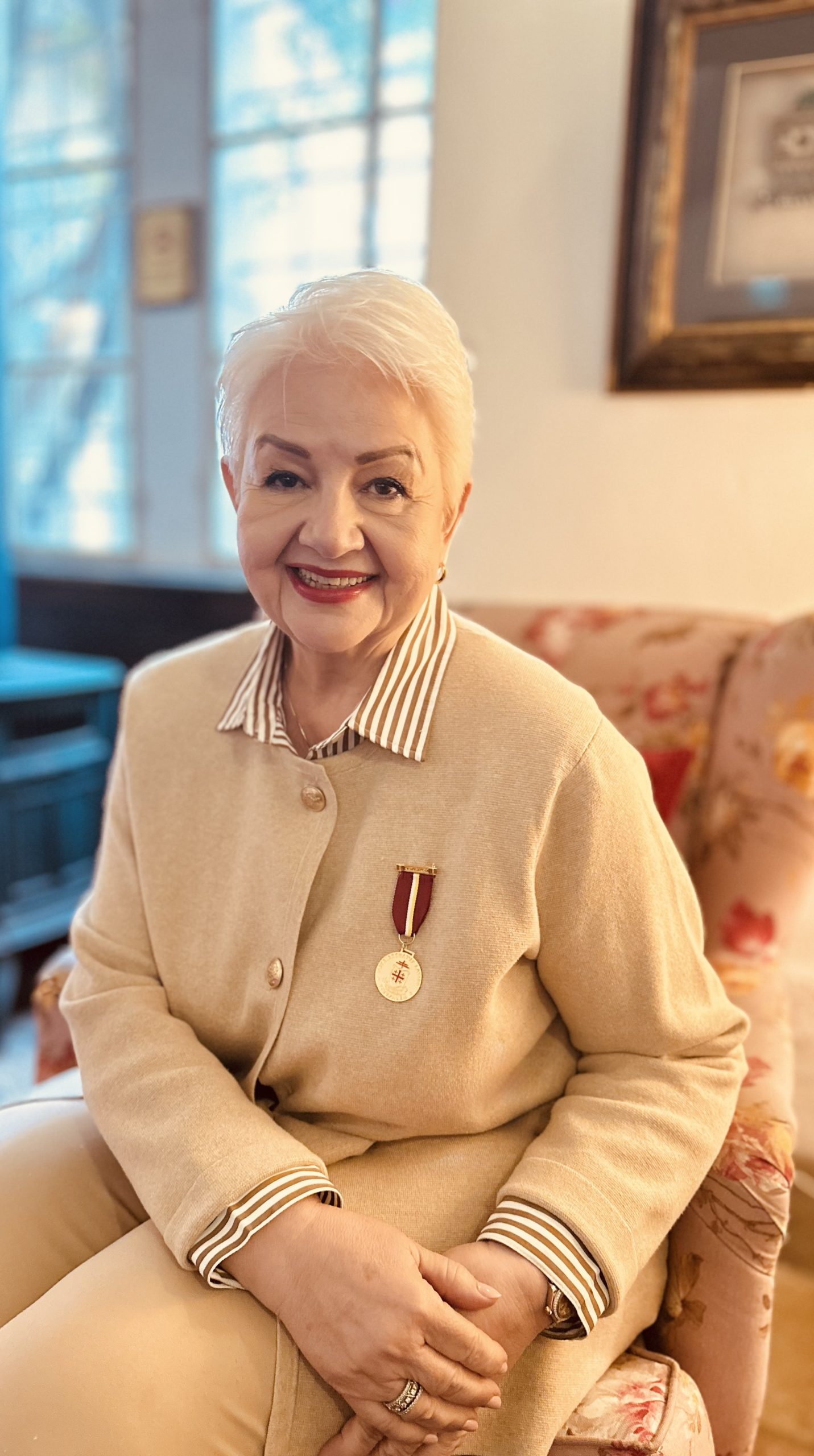 Edita Krunic Medal of the Holy Sepulchre